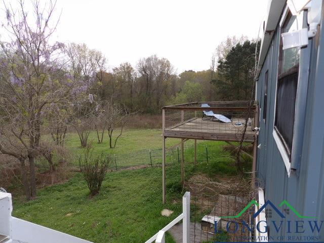 view of yard featuring a deck