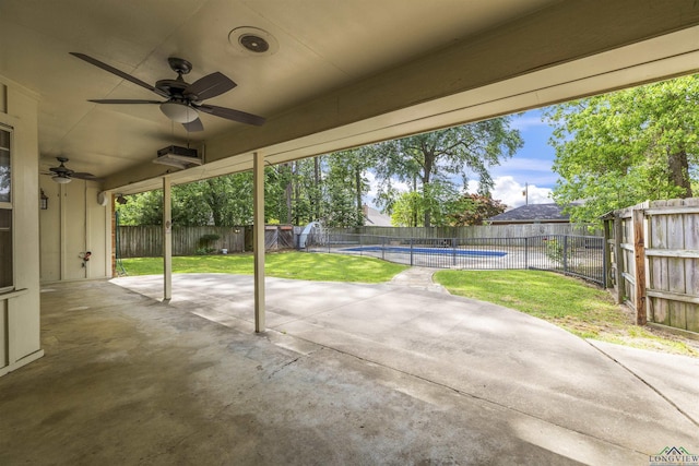 3 Ramblewood Dr, Longview, TX 75605 - view of patio featuring ceiling fan