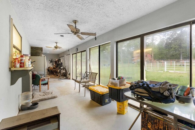 3955 E US Highway 79, Henderson, TX 75652 - sunroom / solarium featuring a textured ceiling