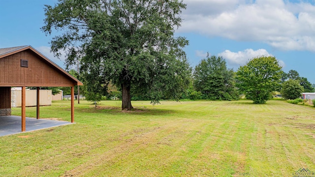 view of yard