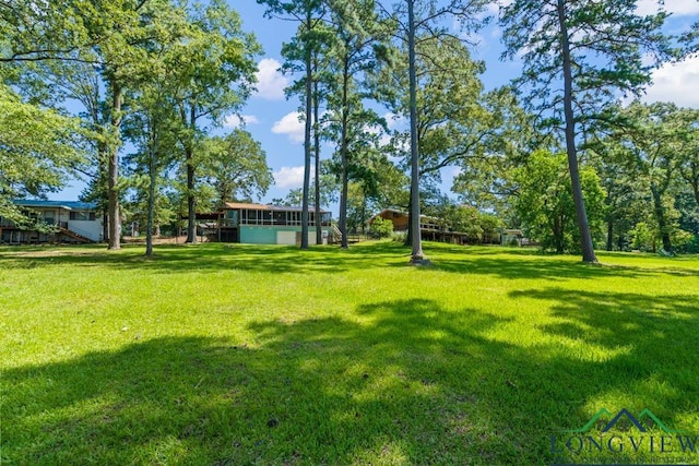 263 Crestwood Loop, Avinger, TX 75630 - view of green lawn