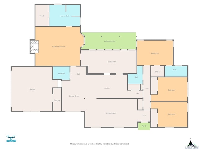 813 Kenwood Ln, Longview, TX 75604 - floor plan / room layout