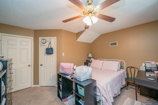 202 Mill Run Dr, Longview, TX 75604 - bedroom with carpet and a ceiling fan