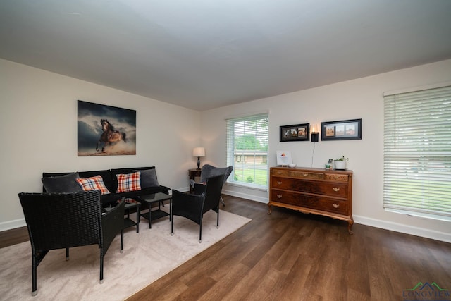 114 Fairview Dr, Longview, TX 75604 - living room with wood finished floors and baseboards