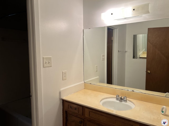 416 W Greenfield Dr, Wake Village, TX 75503 - bathroom featuring vanity