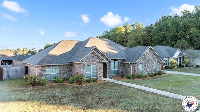 3604 Melody Ln, Texarkana, TX 75503 - view of front of house with brick siding and a shingled roof