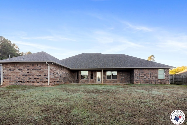 3604 Melody Ln, Texarkana, TX 75503 - back of house with brick siding and a shingled roof