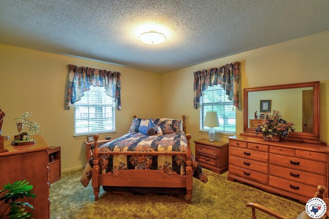 21 Holly Ridge Dr, Texarkana, TX 75503 - bedroom featuring light carpet and a textured ceiling