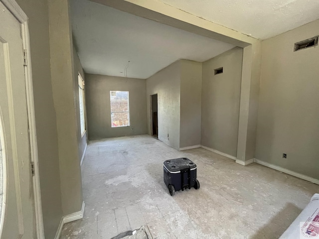 view of unfurnished living room