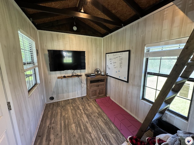6515 N Kings Hwy, Texarkana, TX 75503 - entryway featuring wood walls, wood finished floors, and plenty of natural light