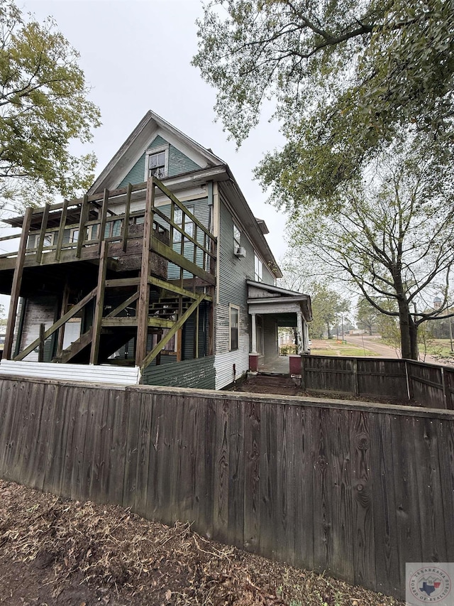 view of rear view of house