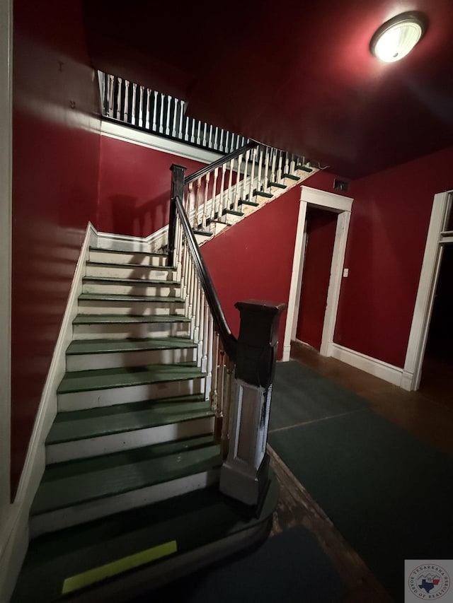 view of staircase