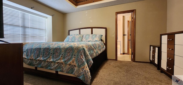 bedroom featuring carpet flooring