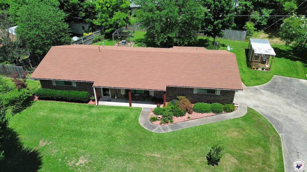 512 Langford Ln, New Boston, TX 75570 - view from above of property