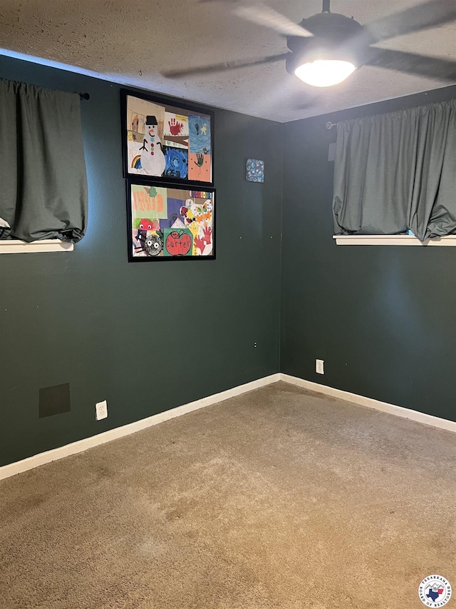 3609 Belmont Ave, Texarkana, AR 71854 - unfurnished room with carpet floors and a textured ceiling