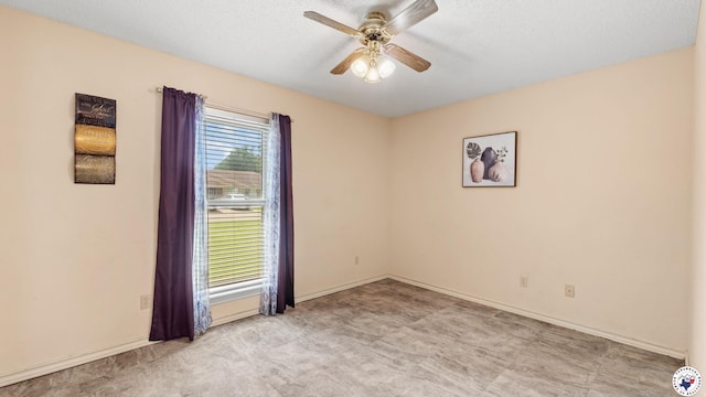 208 Jeffrey Ln, Wake Village, TX 75501 - empty room with a ceiling fan and baseboards