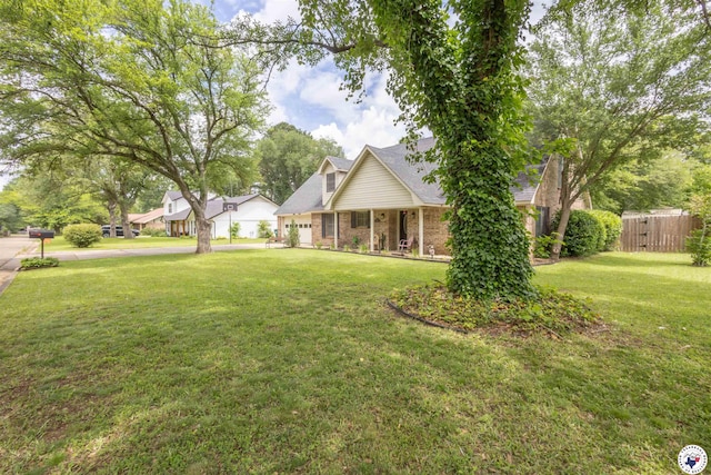 205 S Park Dr, New Boston, TX 75570 - view of front facade featuring a garage, brick siding, driveway, and roof with shingles