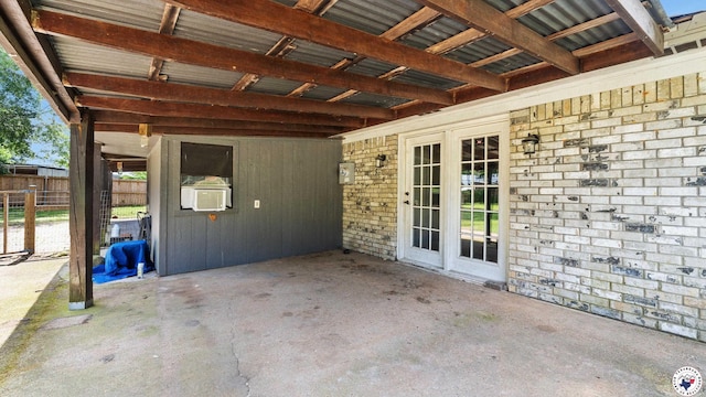 1599 Myrtle Springs Rd, Texarkana, TX 75503 - view of patio / terrace with cooling unit and a carport