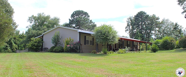 632 White Oak Rd, Maud, TX 75567 - view of property exterior with a yard