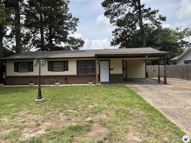 3703 Hickory St, Texarkana, AR 71854 - single story home with driveway and an attached carport