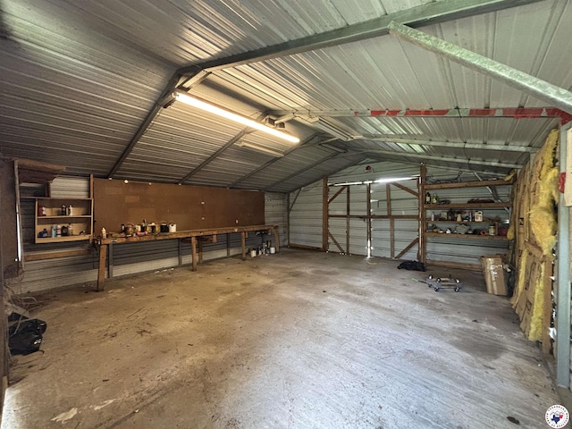3703 Hickory St, Texarkana, AR 71854 - garage featuring metal wall