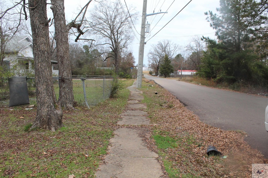 view of road