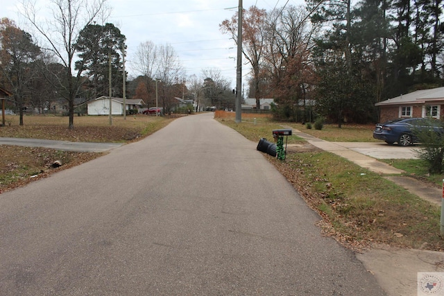 view of road