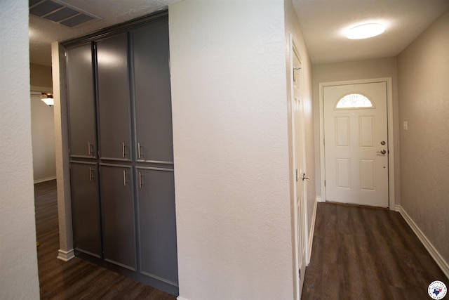 4718 Charleston St, Texarkana, AR 71854 - corridor with dark wood finished floors and baseboards