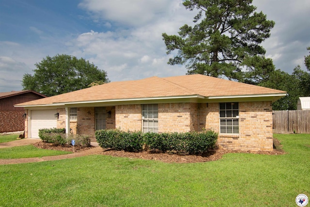 4718 Charleston St, Texarkana, AR 71854 - ranch-style house featuring a garage, brick siding, and concrete driveway