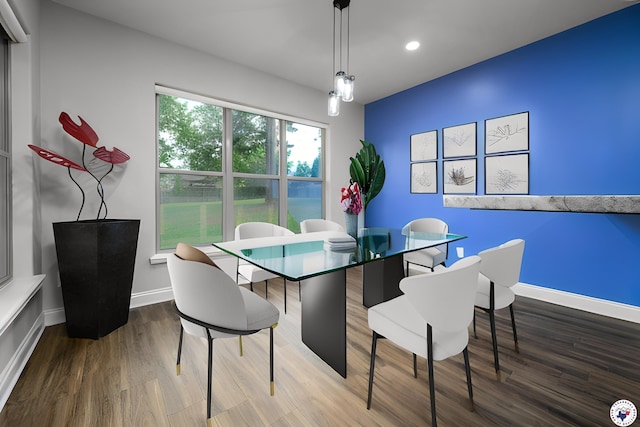3401 Skyline Blvd, Texarkana, TX 75503 - dining space with wood finished floors and recessed lighting