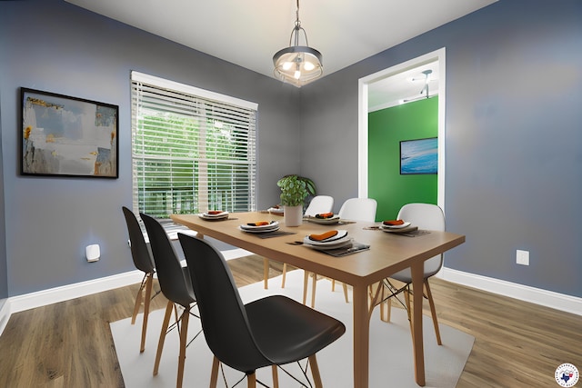 3401 Skyline Blvd, Texarkana, TX 75503 - dining room with baseboards and wood finished floors
