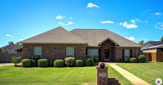 3705 Connie Ln, Texarkana, TX 75503 - view of front of house featuring roof with shingles and brick siding