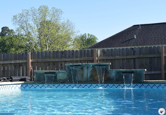 outdoor pool with fence