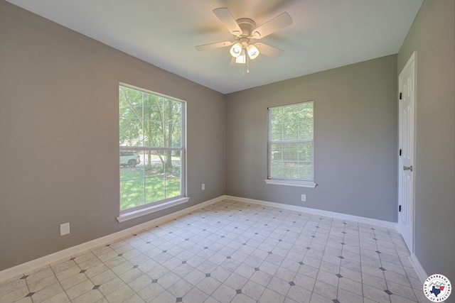 1107 Wheeler St, Texarkana, TX 75501 - unfurnished room featuring baseboards and a ceiling fan