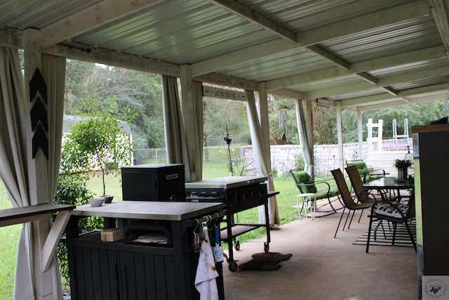 view of patio