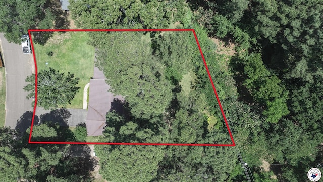 814 Hawkins Ave, Wake Village, TX 75501 - view of property location featuring property parcel outlined