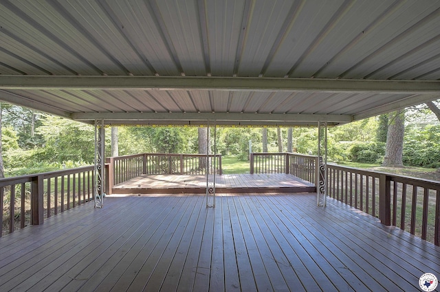 814 Hawkins Ave, Wake Village, TX 75501 - view of deck
