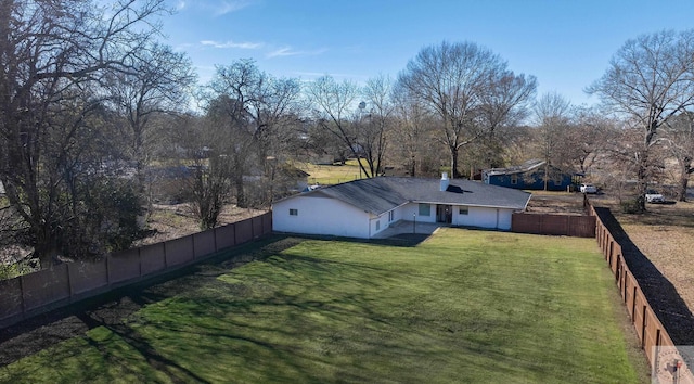 exterior space featuring a yard