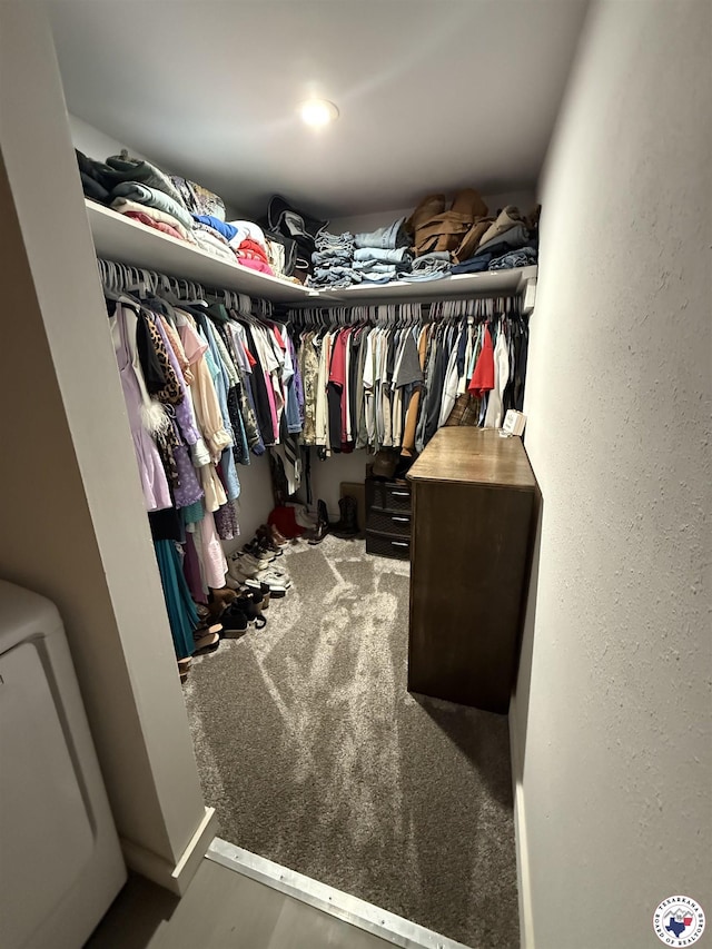 5440 Calico Duck Rd, Texarkana, AR 71854 - walk in closet featuring carpet floors