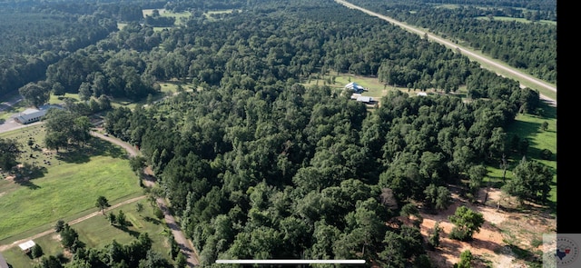 bird's eye view featuring a rural view