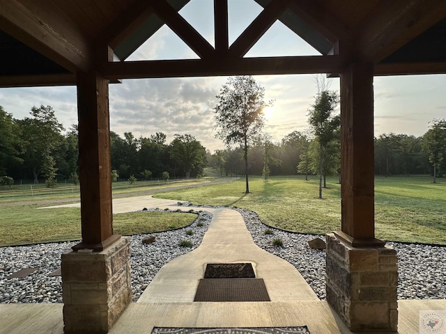 view of patio