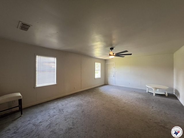 4320 Jefferson Ave, Texarkana, AR 71854 - unfurnished room featuring carpet flooring and a ceiling fan