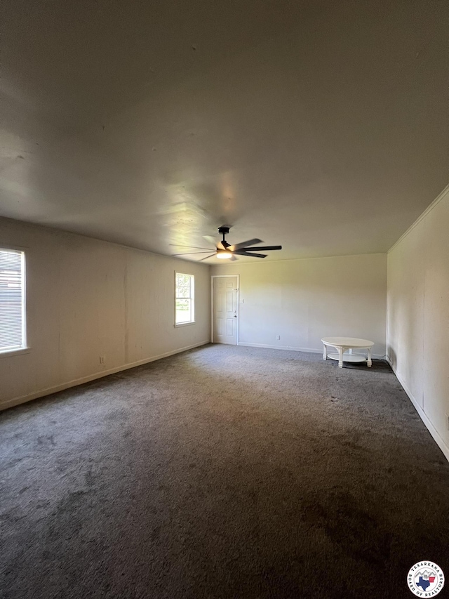 4320 Jefferson Ave, Texarkana, AR 71854 - unfurnished room featuring carpet flooring and a ceiling fan