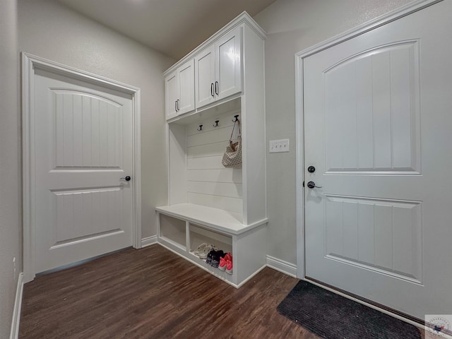 375 Fm 2149, New Boston, TX 75570 - mudroom with dark wood-style floors and baseboards