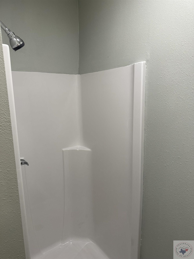 bathroom with a shower