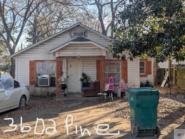 view of front of home