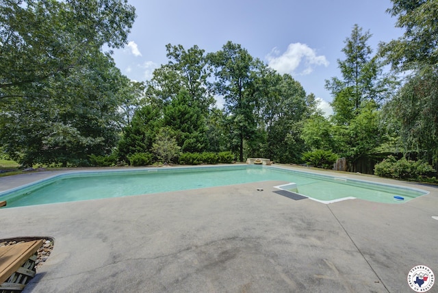 6903 Cherrybark Cir, Texarkana, AR 71854 - swimming pool with a patio area and view of scattered trees