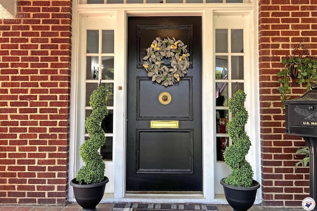 1203 Grand Ave, Texarkana, AR 71854 - view of exterior entry featuring brick siding