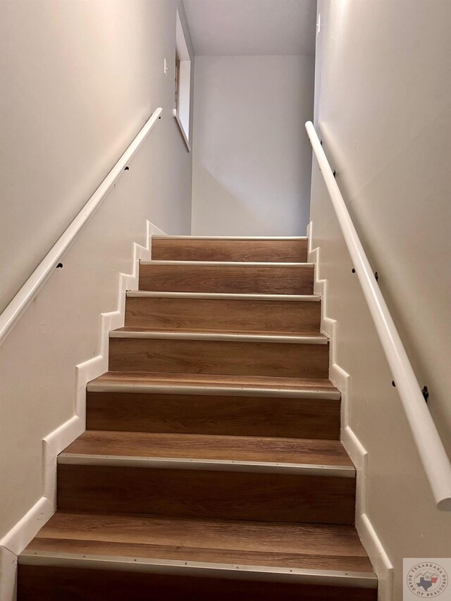 view of stairs