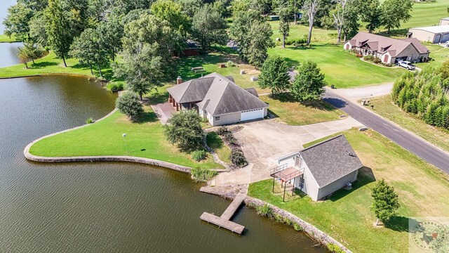 676 Akin Rd, Texarkana, TX 75503 - bird's eye view featuring a water view